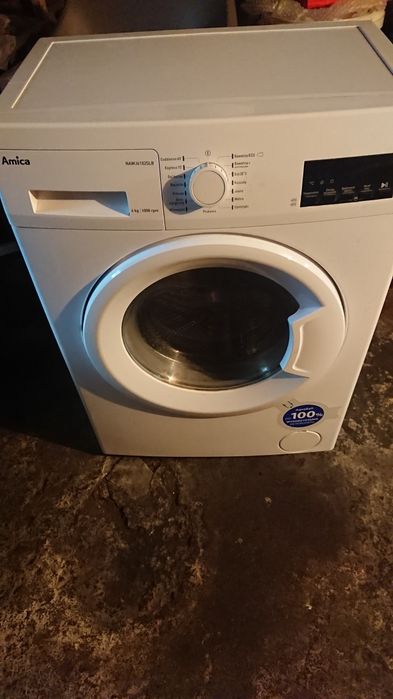Pralka Amica uszkodzona.