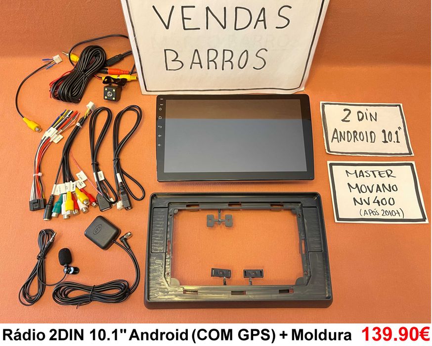 Rádio 2DIN • RENAULT Master • OPEL Movano • NISSAN NV400 • Android