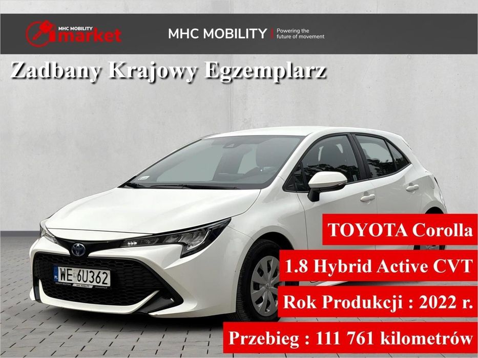 Toyota Corolla Salon PL. Pierwszy Właściciel, Faktura VAT 23%