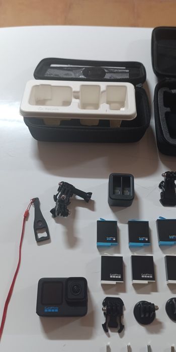 GoPro 10 black com 6 baterias