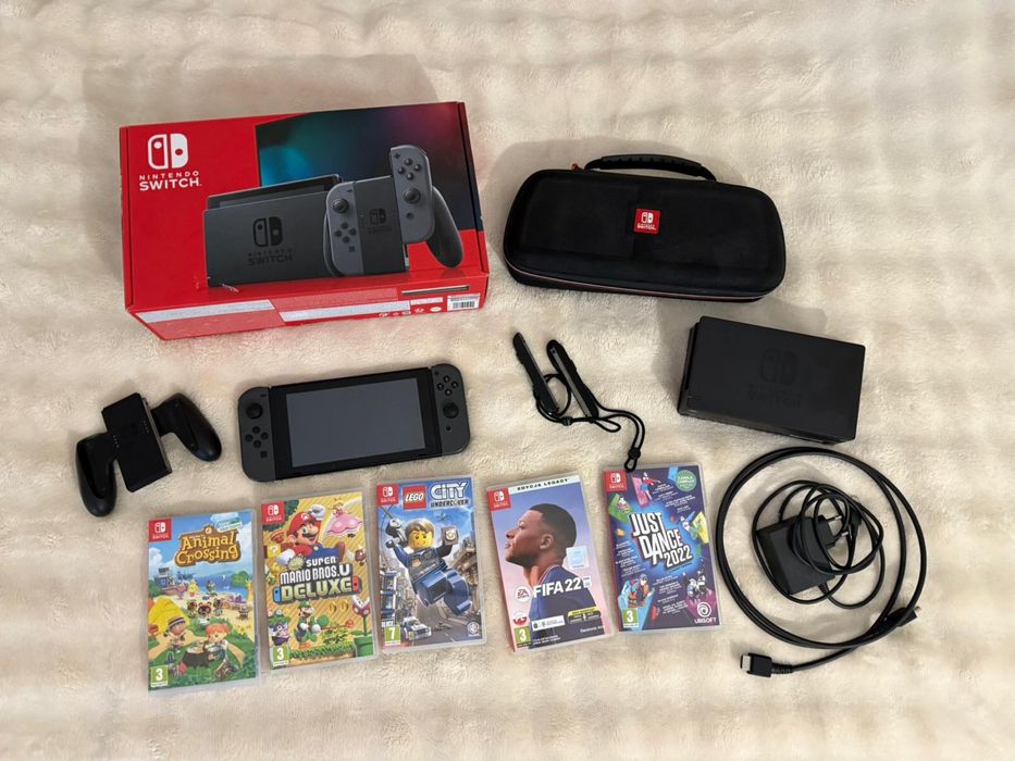 Nintendo Switch – 1. wersja, szare Joy-Cony