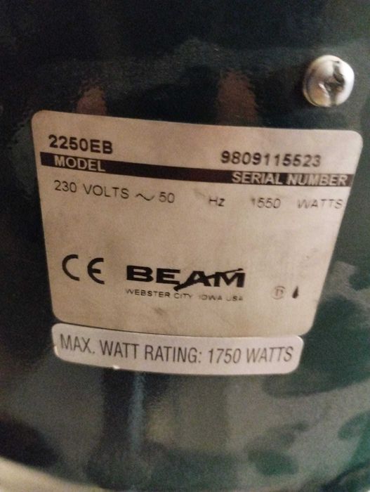 Central Aspiração BEAM Serenity 2250 recondicionada