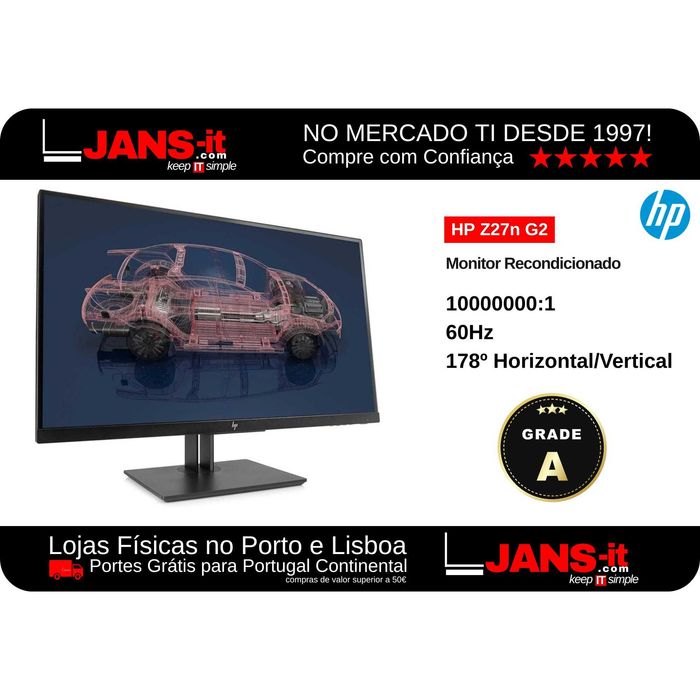 HP Z27n G2 | 27″ | IPS | 2K QHD