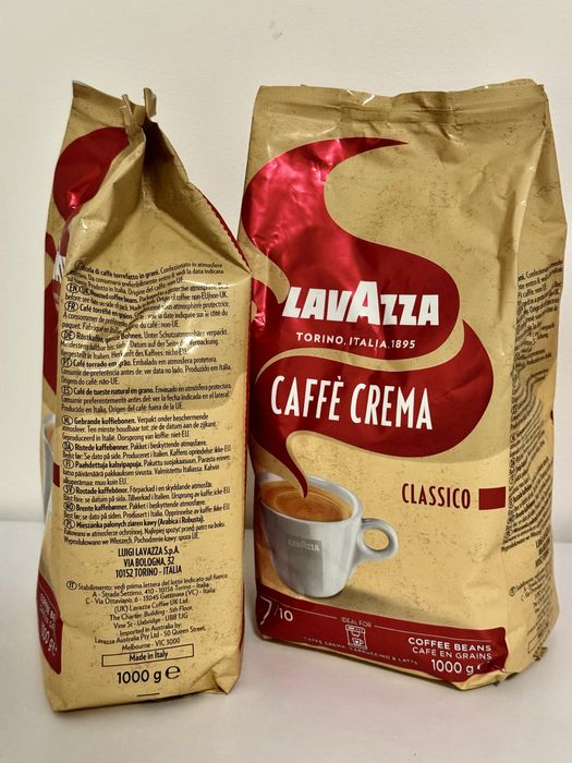 Кава в зернах Зернова Кава Lavazza Caffe Crema Classico, 1 кг 7/10