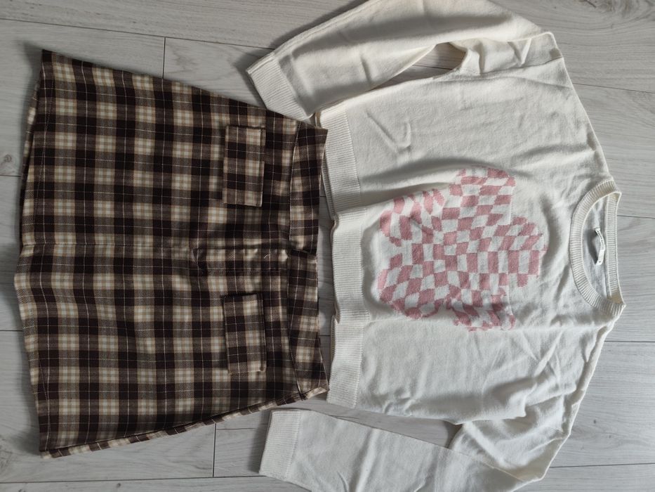 Sweter, spódniczka hause r.S