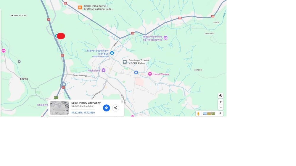 Działka budowlana Rabka-Zdrój ul. Kilińskiego