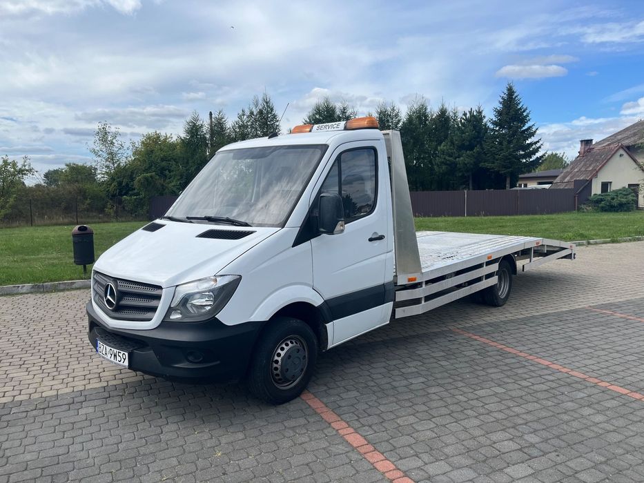 Mercedes-Benz Sprinter  Laweta Aluminiowa Poszerzana + Wciągarka