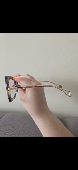 Okulary perła panterka