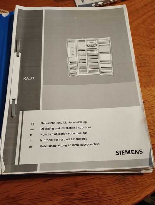 Lodówka dwudrzwiowa Siemens