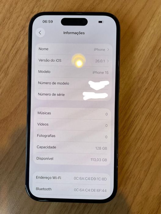 Iphone 15 128Gigabytes