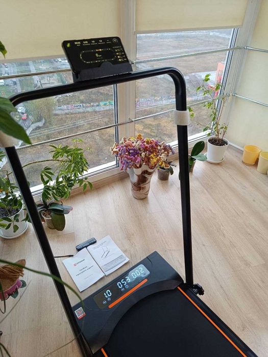 Бігова доріжка Fitonix 10км/год до 110 кг Bluetooth регульований нахил