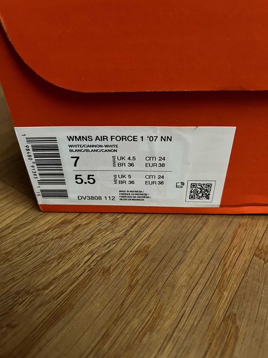 Nike Air Force 1 Low 38 białe