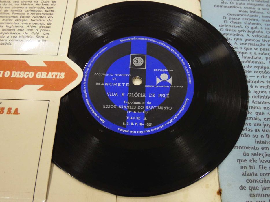 Manchete Vida e Glória de Pelé