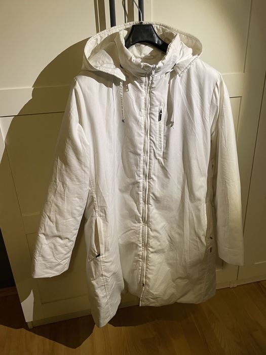 Kurtka/plaszcz śmietankowa biel