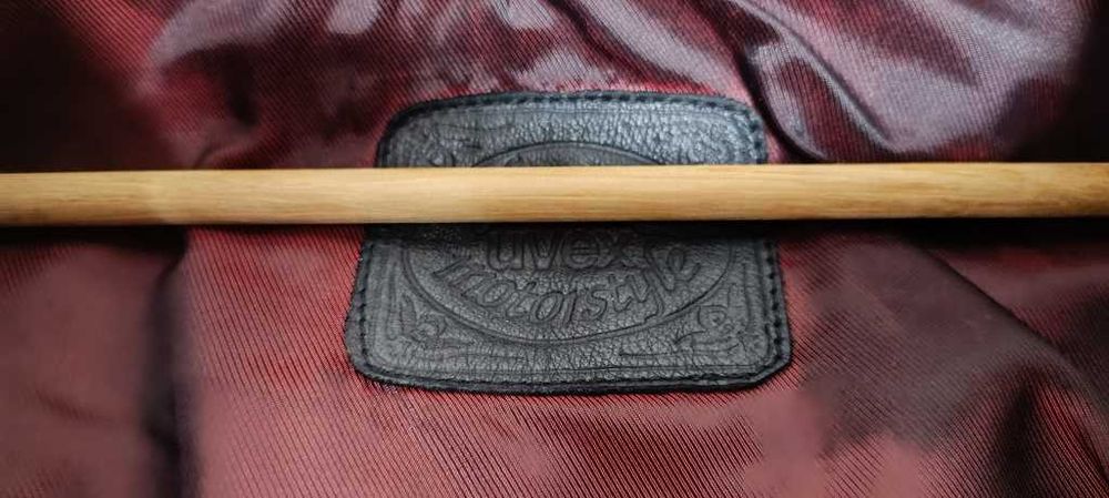 Colete couro motard marca Uvex