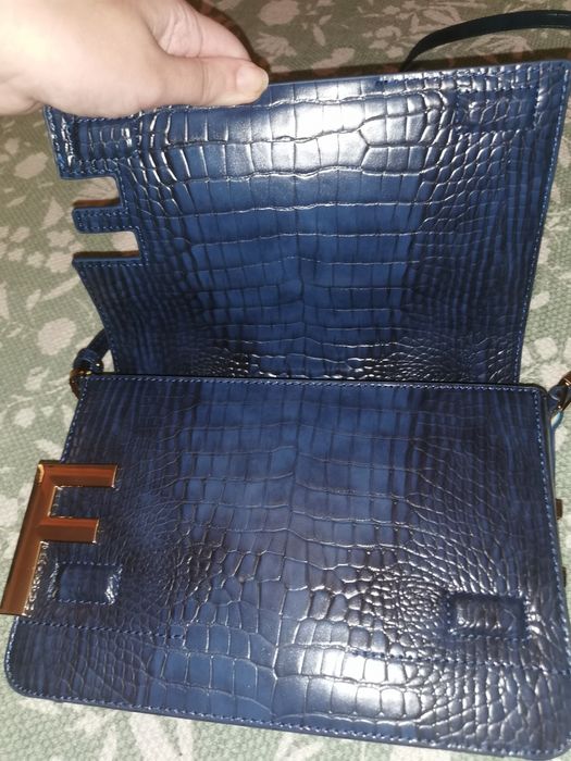 Mala azul a tiracolo Fracomina nova