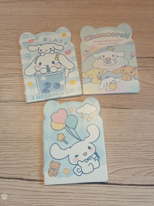 Zestaw notesików cinnamoroll