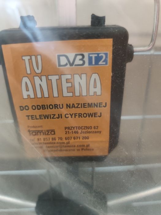 Antena TV DVB T2 i mocny wzmacniacz