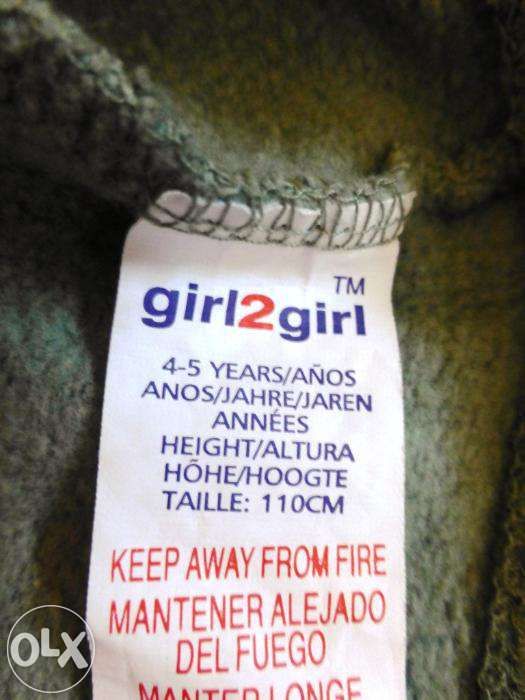 Bluza dresowa dziewczęca rozm. 110 cm
