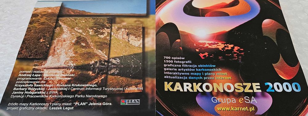 Karkonosze 2000 Przewodnik multimedialny na PC