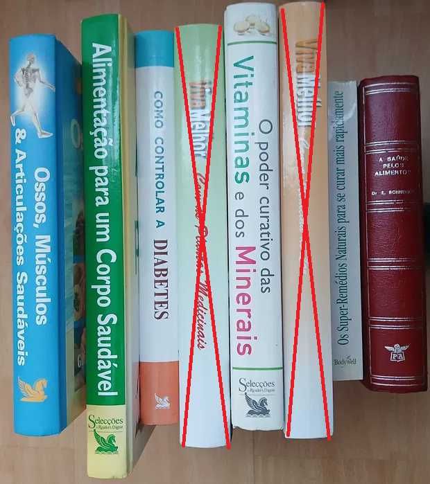 Lote Livros Saúde e Bem Estar