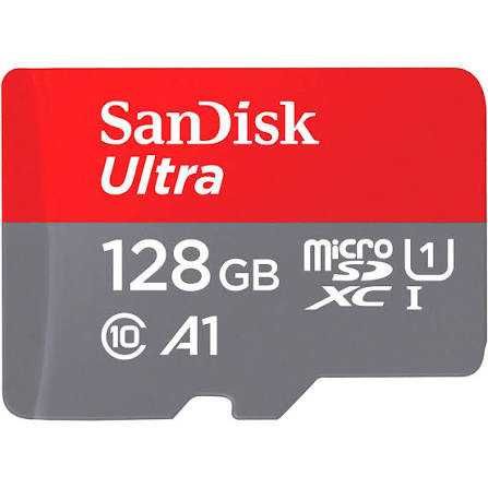 Карта пам'яті SanDisk Ultra - 128GB - microSD,Class 10 (Оригінал) 20шт
