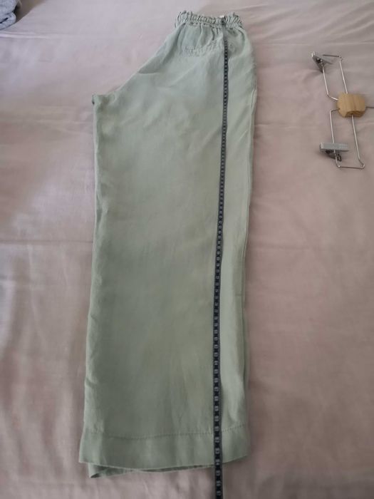 Calças de corte reto da Zara, tamanho S