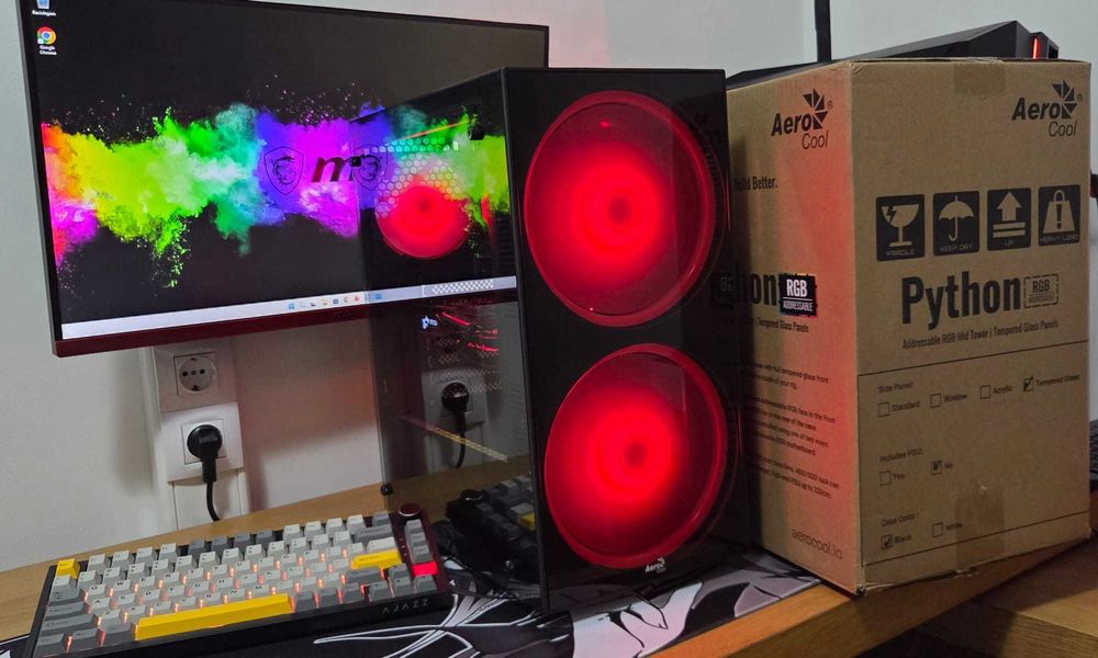 Computador AMD RYZEN 7 /16GB RAM DDR4/ Novo, com caixa.