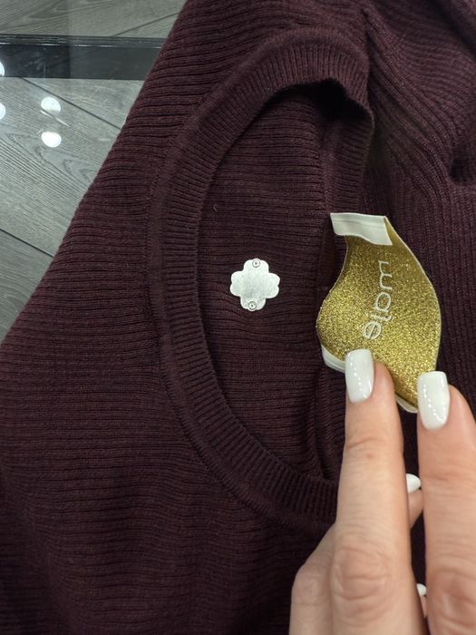 Кофта лонгслив Maje марсала бургунди бордовый