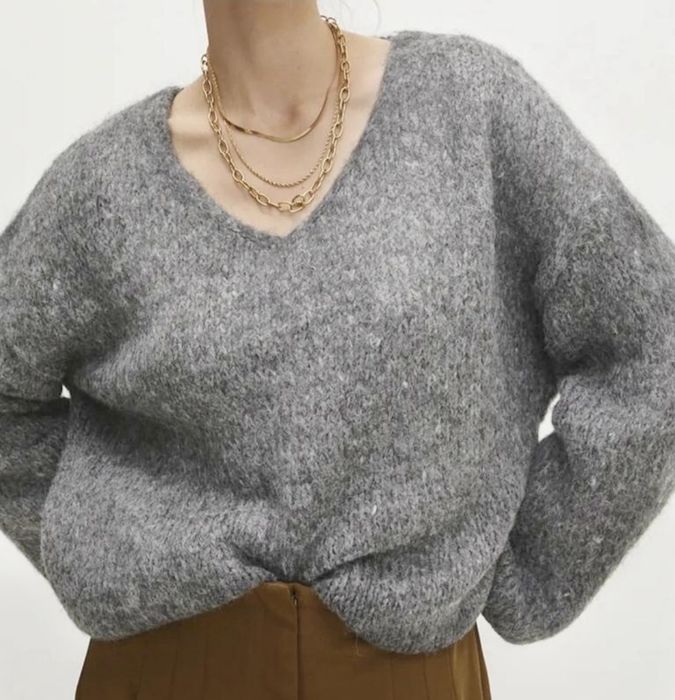 Светр вовна шерсть h&m альпака