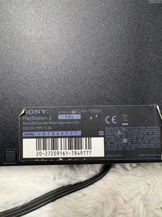 Konsola play station 2 Sony