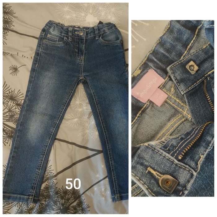 Новые термо джинсы на девочку 110 размер, джинсы Zara, леггинсы, лосины
