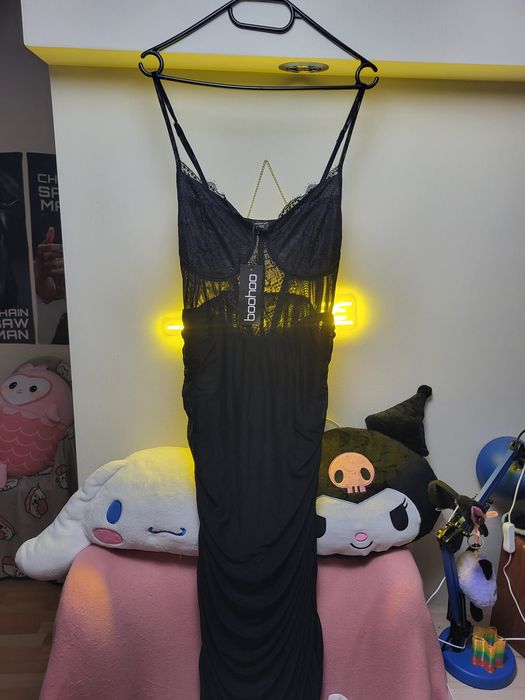 Nowa sukienka  czarna Bohomam z metką – krótka / dopasowana / bodycon