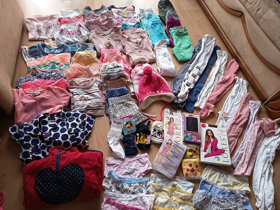 Duża Paka ubrań dziewczęcych 104-110