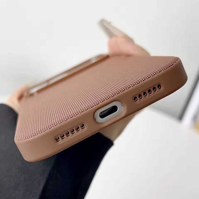 Etui tech-woven czarne - iPhone 15 Pro