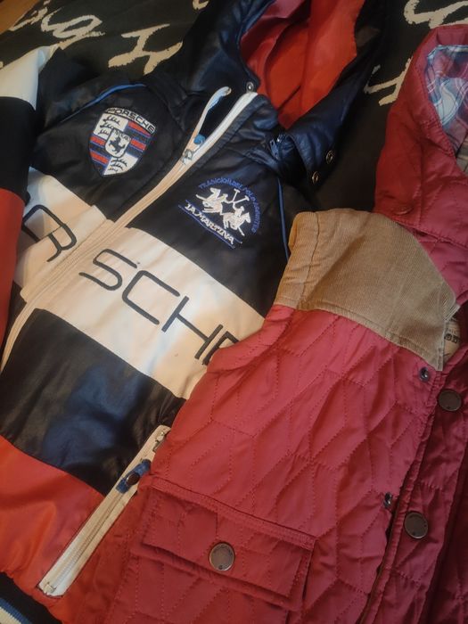 Kurtka Porsche i bezrękawnik dla chłopca