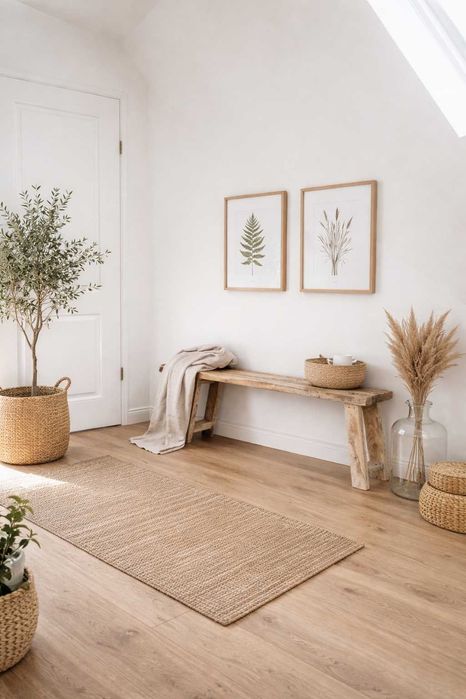 Drewniana ławka do łazienki | styl spa | ręcznie robiona, solidna