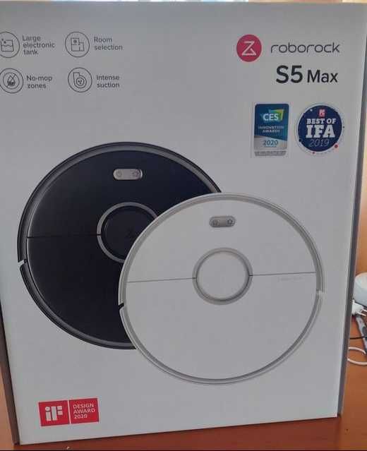 Робот пылесос Xiaomi Roborock Vacuum Cleaner S5 MAX Black