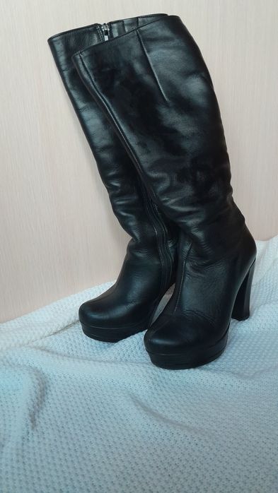 Сапоги шкіряні 36 розмір