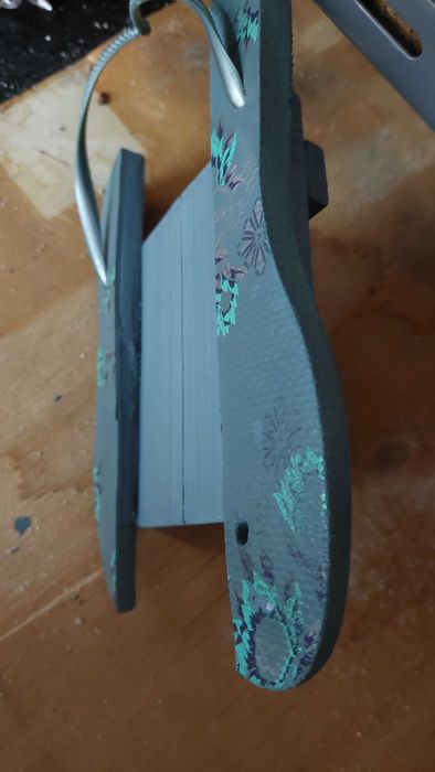 Upcycling Havaianas- Moldura 10x15 cm