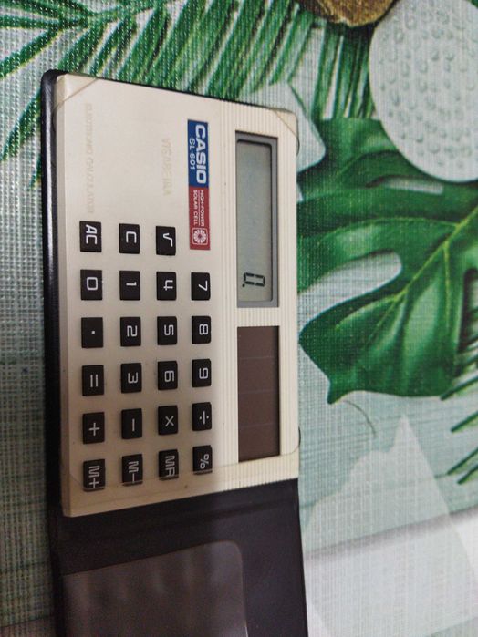 Casio máquina calcular solar