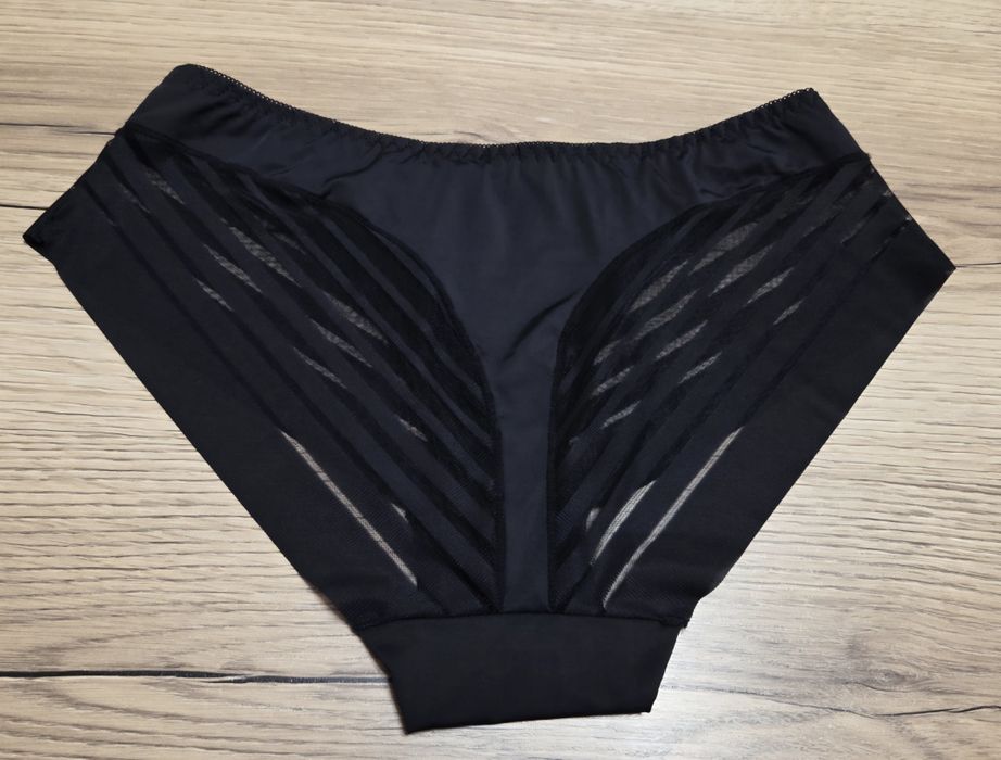 Majtki Damskie Czarne 4XL