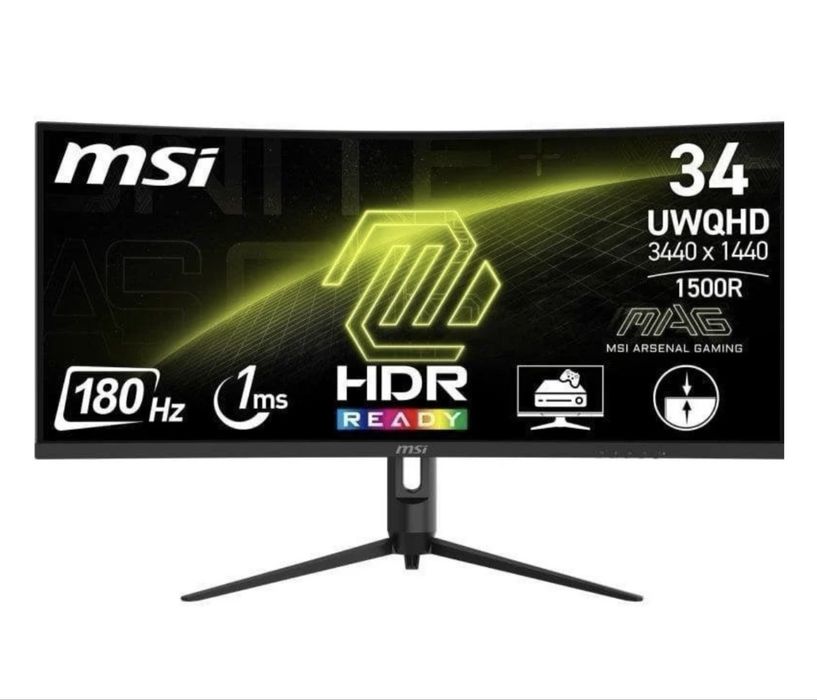 Monitor curvo Gaming MSI MAG 342CQR E2 34"
