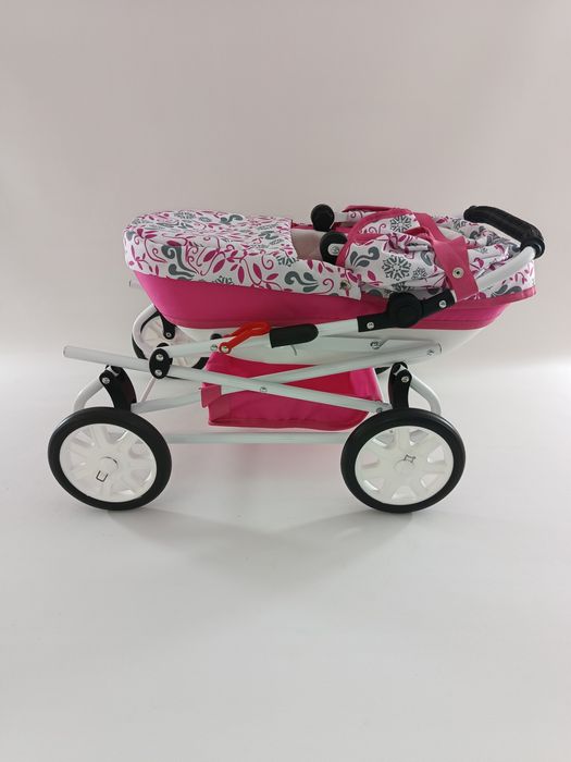 Wózek Dla Lalek Głęboki Nowy Solidny i Wytrzymały Gwarancja 24 miesiąc