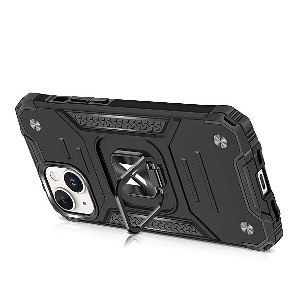 Pancerne etui z uchwytem na palec do iPhone 15 Plus Wozinsky Ring Armo