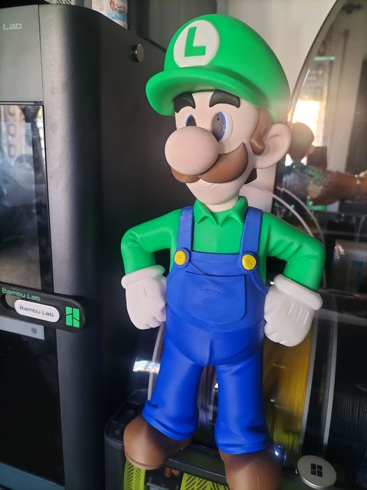 Luigi 33cm de altura em PLA