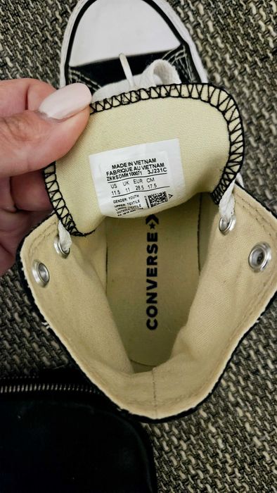 Trampki Converse czarne rozm.28,5