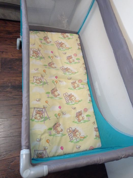 Łóżeczko turystyczne baby design 120x60 z materazem