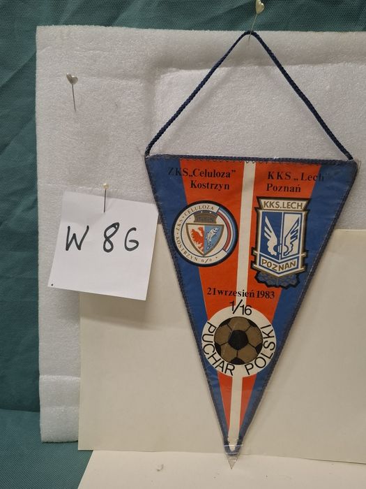 Proporczyk Lech Poznań 1/16 PP 21.09.1983