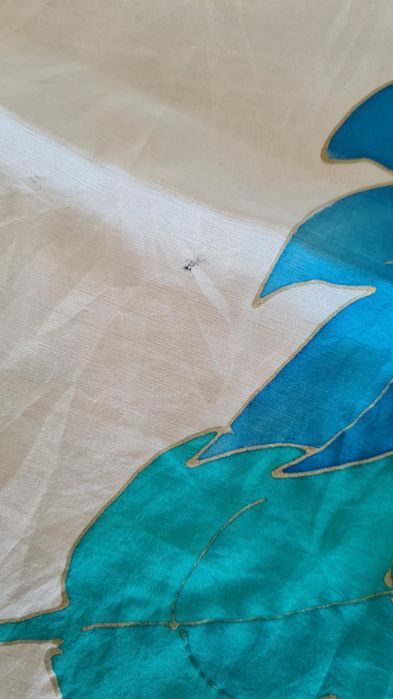 Chusta Apaszka Gawroszka Szal Poszetka. 100% Jedwab Silk. Kwadratowa.